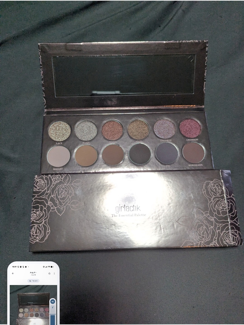 Girlaçtik The Essential Palette - Neutral, Plum & Gray Eyeshadow Collection